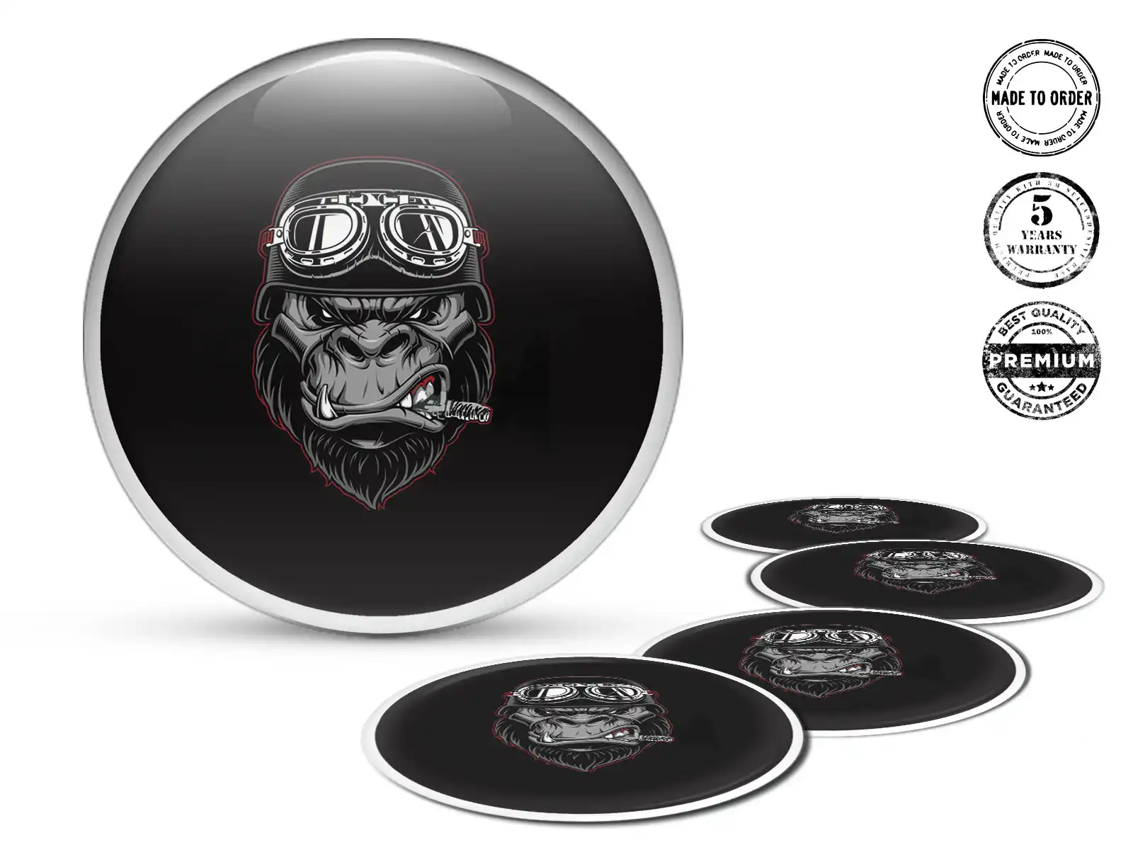 Silicone sticker Luxury Design High-End Dome for Vehicles